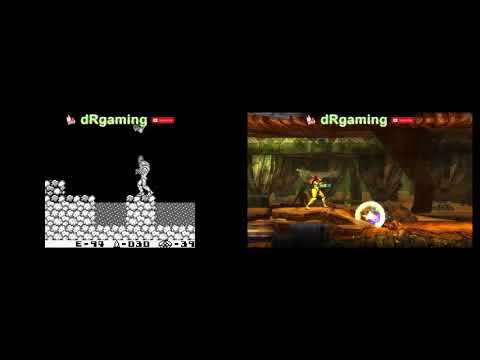 Metroid II vs Samus Returns Comparison
