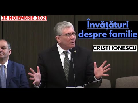 Cristi Ionescu - Învățături despre familie || 28 NOIEMBRIE 2021 || PREDICĂ 2021