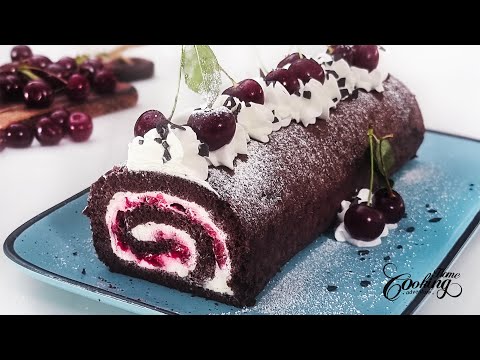 Black Forest Cake Roll – A Classic Dessert Made Simple
