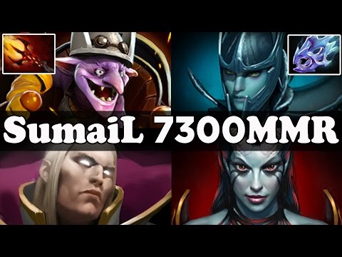 SumaiL 7300 MMR Plays Timbersaw, Phantom Assassin, Invoker and Queen of pain - Dota 2