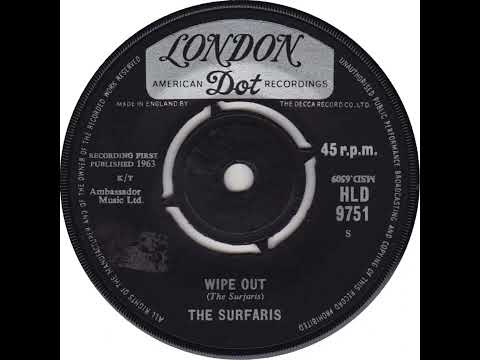 UK New Entry 1963 (156) The Surfaris - Wipe Out