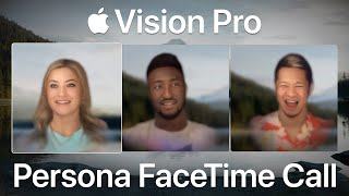 First Apple Vision Pro Persona FaceTime Call w/ iJustine & MKBHD!