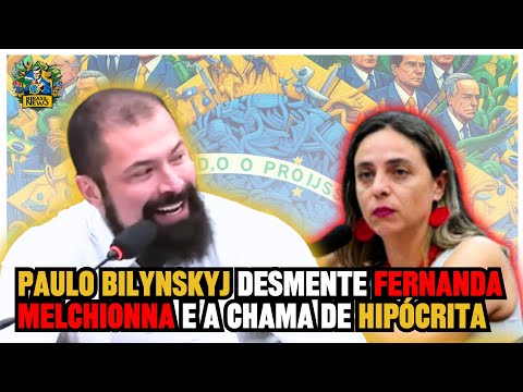 Paulo Bilynskyj desmente Fernanda Melchionna e a chama de hipócrita