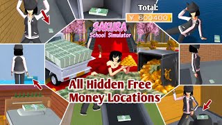 How to Get 600,000+ Yen Fast [Tutorial] All Hidden Money Locations in Sakura School Simulator 