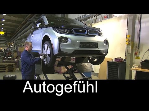 BMW i3 production assembly battery, recycling and interior materials Prdouktion - Autogefühl