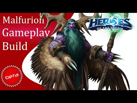 Heroes of the Storm - Malfurion Damage Build (Gameplay)