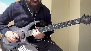 Video thumbnail for Music Man Smoked Pearl majesty John Petrucci signature guitar  Dream Theater live test by Marcello Satta