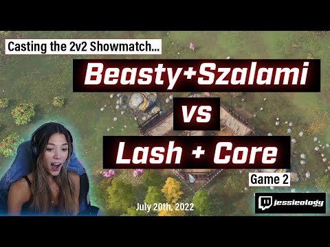 The PERFECT Mongol TC Placement?  | 2v2 AoE4 showmatch | Beasty & Szalami vs Lash & Core | Game 2