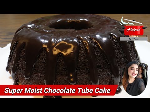 Super Moist Chocolate Tube Cake Recipe | Chocolate Cake | Hotpot by Arzoo