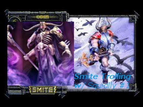 Smite Trolling: w/ Squidlly #1: Odin - Hades "Rings of Darkness"