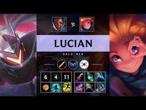 Lucian Mid vs Zoe - KR Diamond Patch 25.09