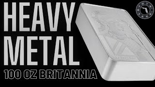 The 100oz Royal Mint Britannia Silver Bar 💰 Plus Silver Stacking Tips for NEW Silver Stackers