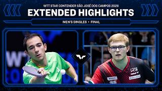 Hugo Calderano vs Alexis Lebrun | MS Final | #WTTSaoJose 2026