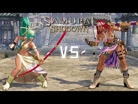 Samurai Shodown MINA MAJIKANA vs DARLI DAGGER | Season Pass 2 | DLC Character Samurai Shodown 2019
