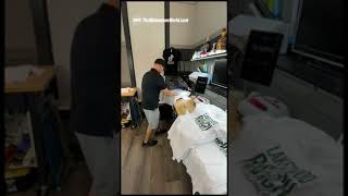 Using screen print transfers and a heat press for big profits! #sidehu