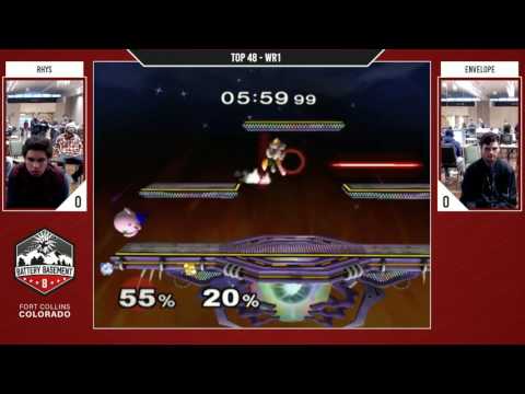Rhys (Jiggly Puff) Vs. Envelope (Fox) - Melee Top 48 WR1