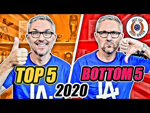 My Top 5 + Bottom 5 Watches of 2020! Rolex, Seiko, Casio, Vostok, Zelos, Hamilton etc