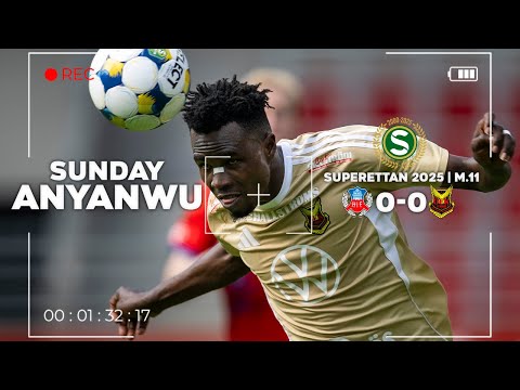 Sunday Anyanwu Highlights Helsingborgs IF vs Östersunds FK | Superettan 2025 - Matchweek 11