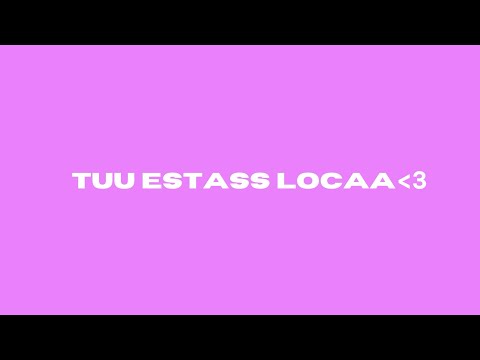 tuu estass locaa - Reggi El Autentico (Lyric Video)