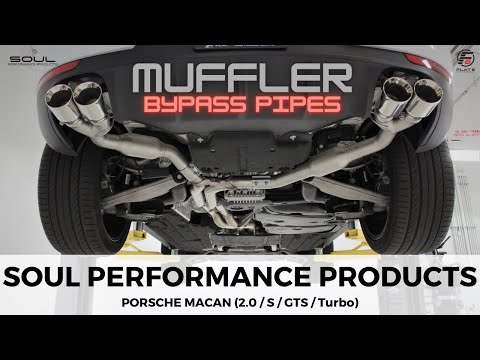 Porsche Macan – Soul Performance Resonated Muffler Bypass (Install & Sound Test)