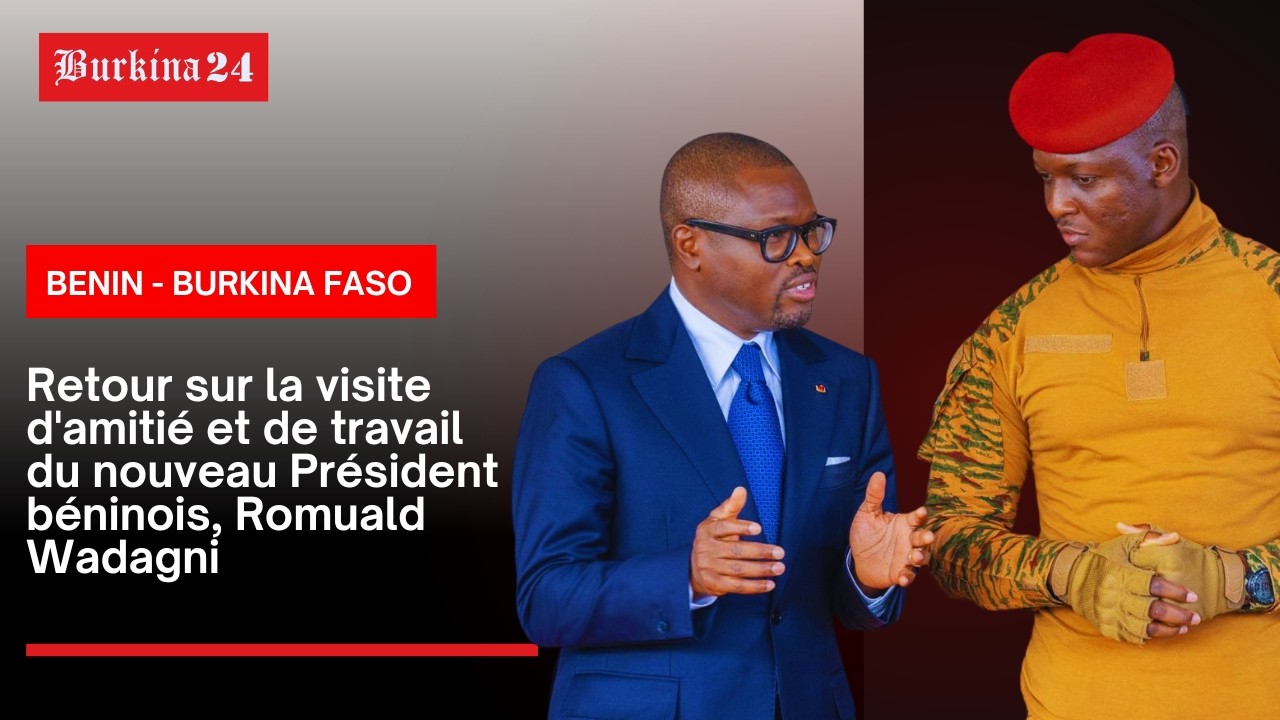 Accueil présidentiel du Président béninois Romuald Wadagni au Burkina Faso