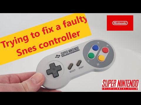 Fixing a faulty Super Nintendo pad (Snes) and Retrobright
