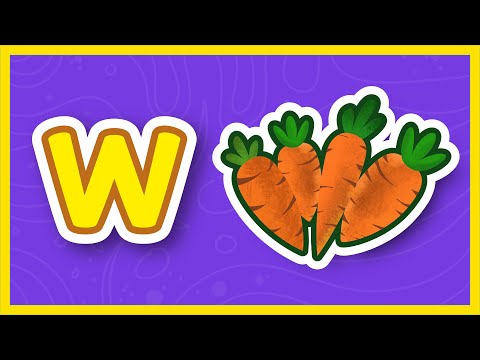 Huruf Abjad: Belajar Menulis Huruf W (Belajar Huruf Alfabet) – Yufid Kids