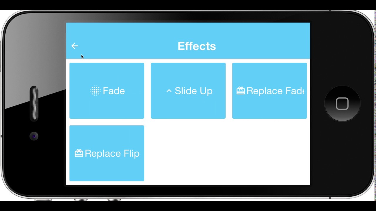 Codename One Component Selector Demo