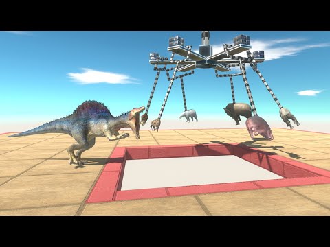 Hanging Animal Trap | Who can free all the animals? - Animal Revolt Battle Simulator