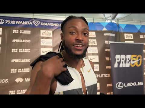 Kishane Thompson Teases He’s Working On Something In His 100m After Winning Prefontaine Classic