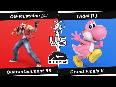 Quarantainment 53 Grand Finals II - OG-Mustaine [L] (Terry) Vs. Ividal [L] (Yoshi) - SSBU