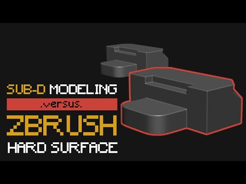 SubD Modeling vs. ZBrush Hard Surface Modeling | PART 2
