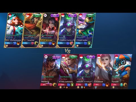 Fun Match Team EVOS Angel VS ATHEL Nimo Mobile Legends