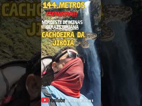 TRILHA/CACHOEIRA DA JIBÓIA/URUANA-MG/ 144 METROS🤯🤯.     UMA JÓIA ESCONDIDA/NOROESTE DE MINAS GERAIS/
