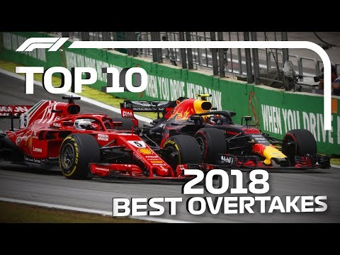 F1 2018: los mejores sobrepasos
