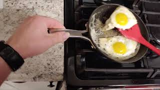Frying Eggs ASMR No Talking