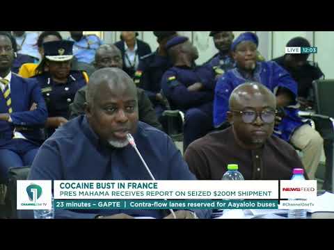 Ghana’s Cocaine Shipment Case: Mahama Receives Preliminary Investigation Report