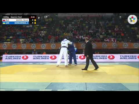 Renat SAIDOV (RUS) Vs Stanislav BONDARENKO (UKR) - Judo Grand Prix Samsun 2014 [+100kg]