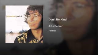 Don't Be Kind