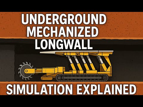Underground Mechanized Longwall Mining | Simulation Explained