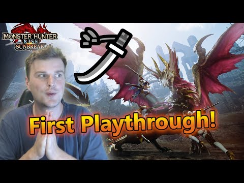 Monster Hunter Rise Sunbreak First Playthrough (Part 1)  Longsword Gameplay