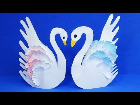 DIY paper crafts Paper swan