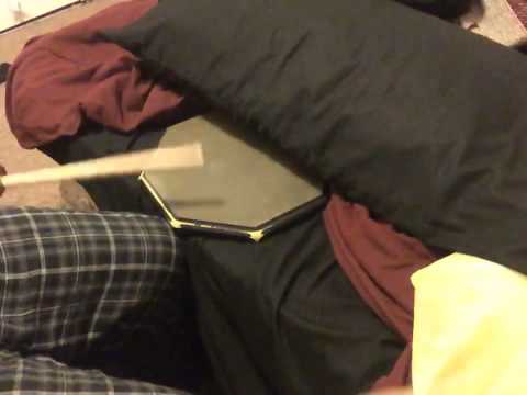 4/4 displacement in 11/8 (drum practice)