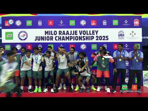 MILO RAAJJE VOLLEY JUNIOR CHAMPIONSHIP 2025 | U19 BOYS | FINAL MATCH | ADH.MAAMIGILI VS LH.NAIFARU