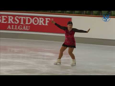 Laura TORRISI. Oberstdorf 2018. Bronze Ladies III A - Artistic. 20 place