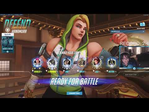 HARBLEU ZARYA + CLONEMAN16 REINHARDT GAMEPLAY OVERWATCH SEASON 30 TOP 500
