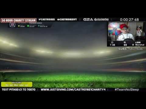 CASTRO RECEIVES HERO CARD FROM EA FOR HIS 50 HOUR STREAM!