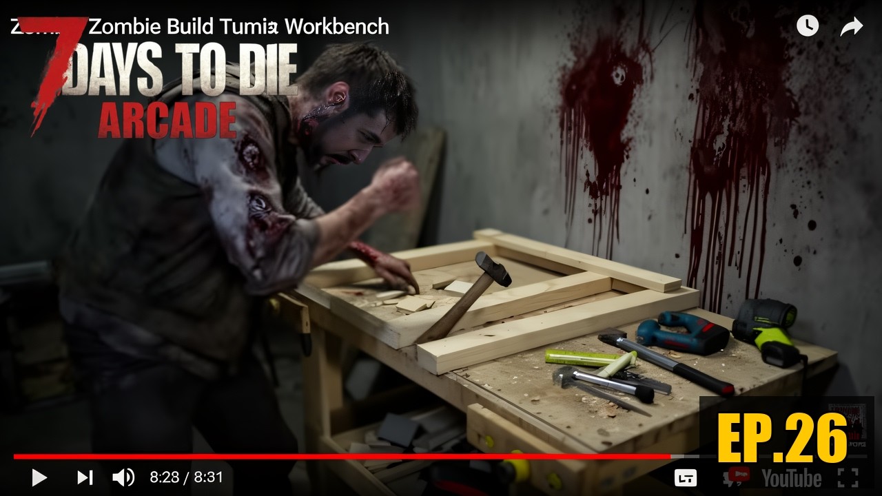 7 DAYS TO DIE ARCADE EP.26 "Construcción Workbench"