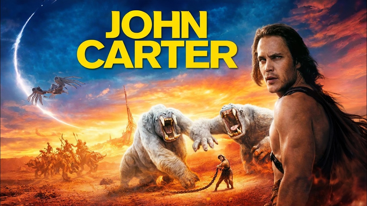 John Carter (2012) | Taylor Kitsch, Lynn Collins, Willem D | Action/Adventure Movie | Recap & Review