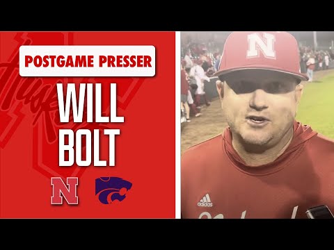 Head coach Will Bolt talks 8-0 win over K-State and no hitter I Nebraska Baseball I GBR